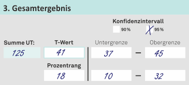 Auswertung Gesamtergebnis
