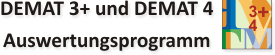 DEMAT 3+/4-Auswertungsprogramm