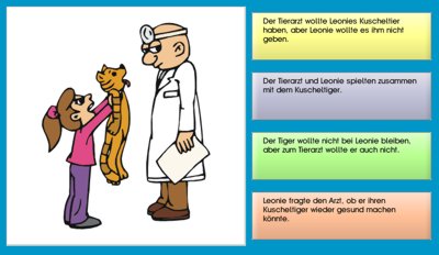 Screenshot Satz-Bild-Zuordnung