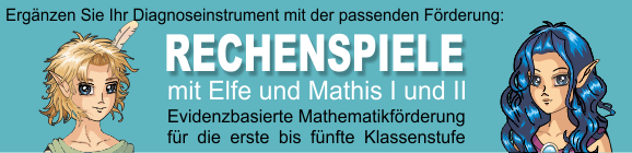 Rechenspiele mit Elfe und Mathis I und II