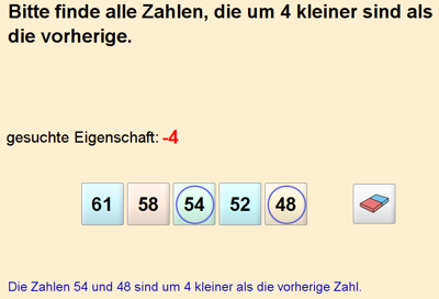 Screenshot Mnzstapel suchen (Zahleneigenschaften)