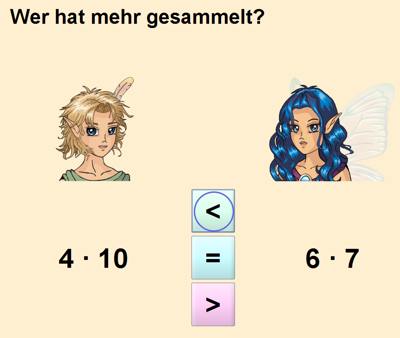 Screenshot Trolleier suchen (Relationen  Gleichungen)