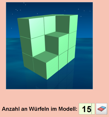 Screenshot Sternwarte (Anzahl an Bausteinen)