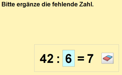 Screenshot Zauberbohnen pflanzen (Subtraktion)