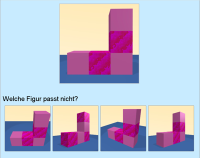 Screenshot Zauberwrfel (Lagebeziehungen)